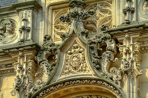 Benedictine Palace carvings and decorations
