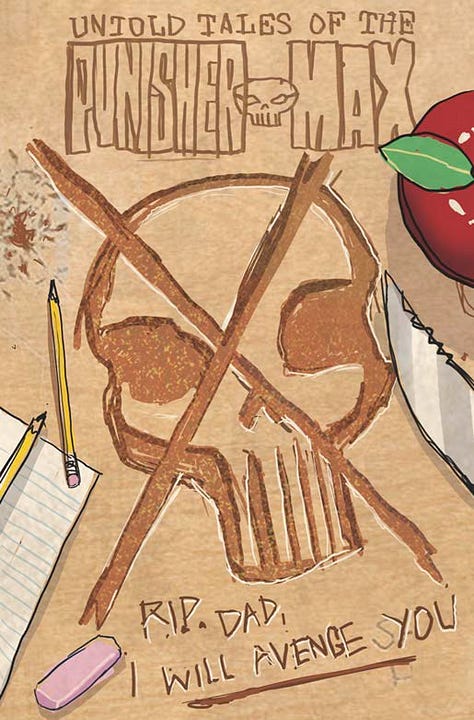 Untold Tales of The Punisher Max #5 Sketches