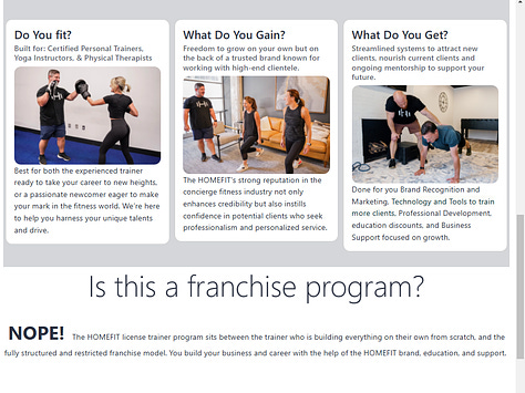 HOMEFIT Trainer License Program.