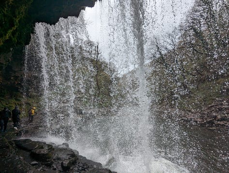 waterfalls in the Brecon Beacons