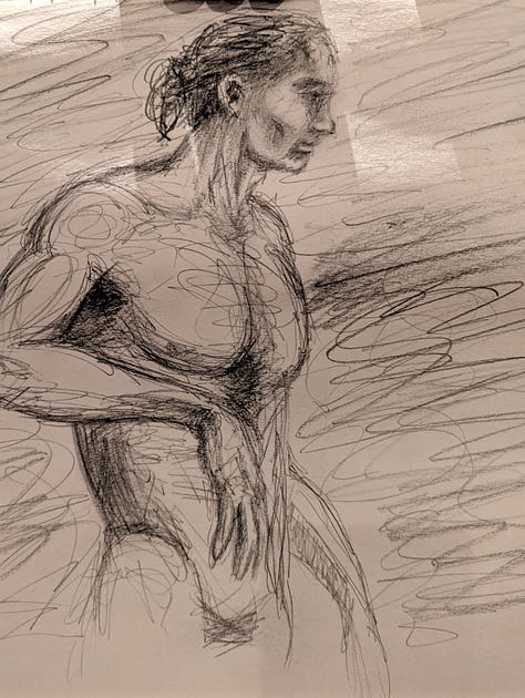 life drawing sketches of male nude