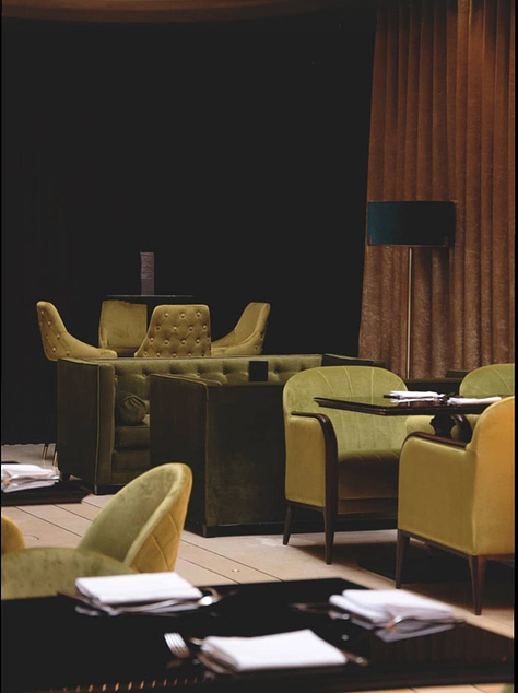 The Jin Bar at the Dorsett Hotel designed by Cassie Nicholas, winner of Interior Design Masters, Season One