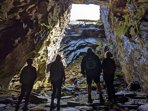 walking near Blaenau Ffestiniog in North Wales