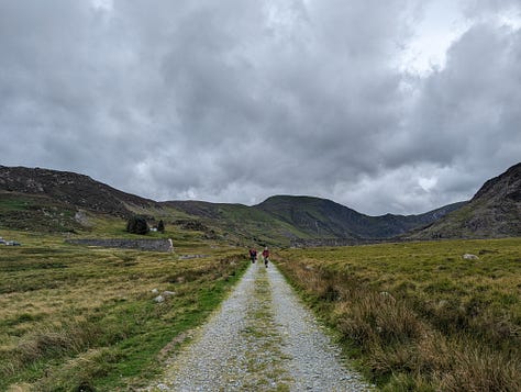 guided hike in the carneddau in snowdonia national park