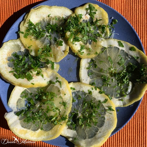 Citron compared to a lemon