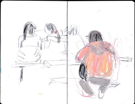 Beth Spencer's travel sketches from New York City