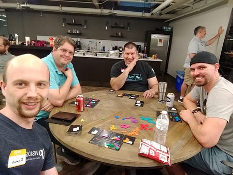 A bunch of Axe-holes, Escape Room and Open Works Game Night