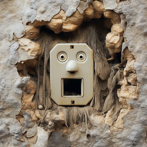 Car / socket / clock pareidolia results in Midjourney