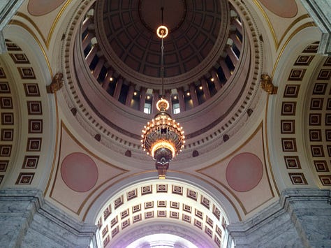 Details of the current Washington State Capitol