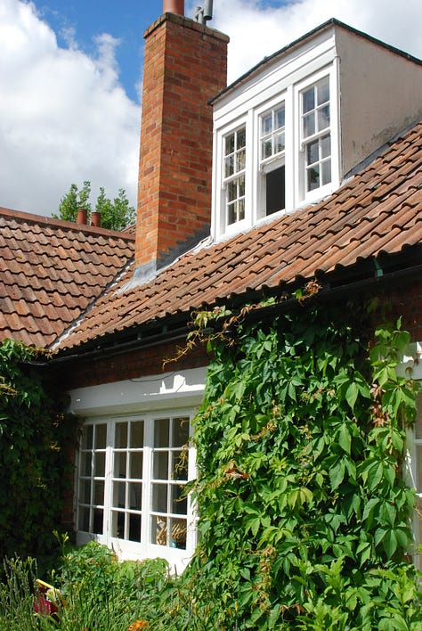 Entrance garden at the Kilns