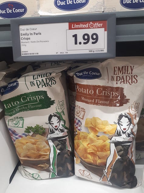 Exemplary Lidl crisps