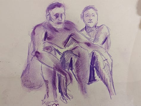 life drawings of models in cardiff