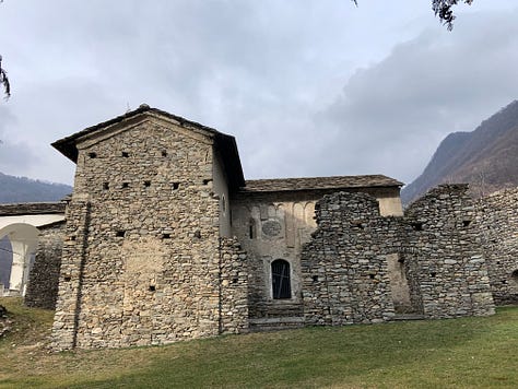 Sparano, Italy. The church (1025) was probably commissioned by Arduino himself to thank god for his victory