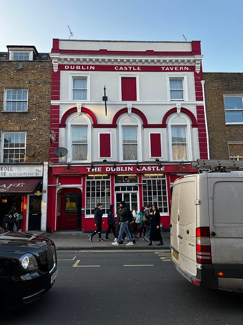 three photographs of Camden pubs