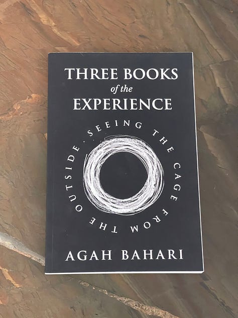 Three Books of the Experience cover and sample pages