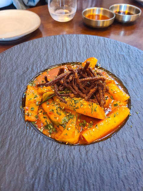 Bibim Korean Bistro appetizer tteokbokki