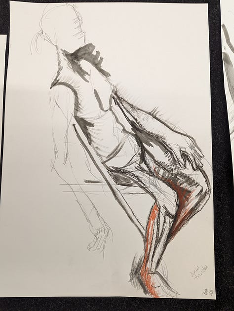 life drawings from aberdare cardiff life models