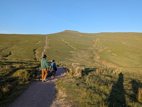 sunset on Pen y Fan