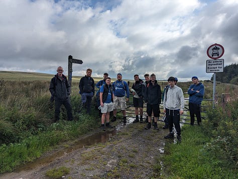 guided team building challenge walk in the brecon beacons