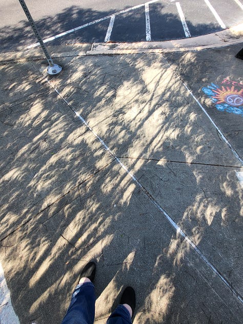 Three images of the East Regional Library Solar Eclipse Viewing Party. Including a photo of eclipse glasses. 