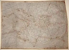 Mercator's world map, Thompson's map of Canada, and a 14th century Portolan - all with thanks to wikipedia