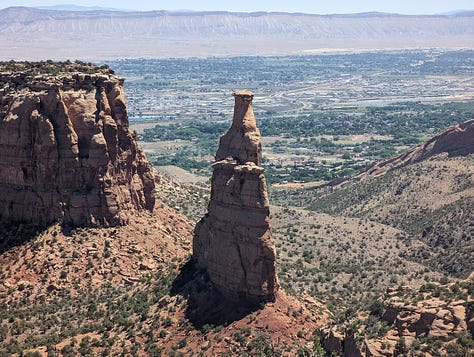 Canyonlands, Arches, Moonscapes, the silver spire, Goblin Valley, colorado monument, the black canyon of the gunnison, the great sand dunes and snow capped mountains of the rockies