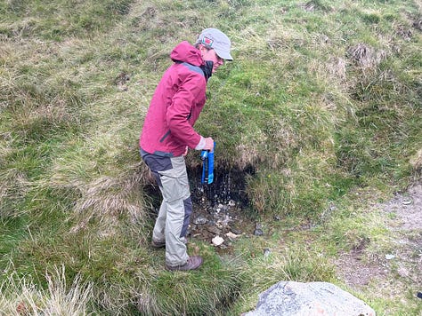 guided hike in the carneddau