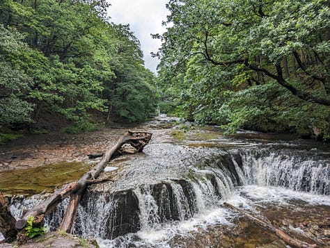 guided waterfall walking in the Brecon Beacons National Park