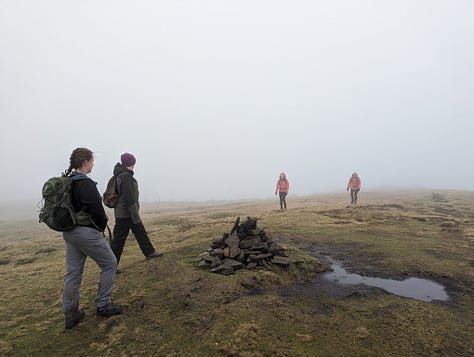 mountain walk in the brecon beacons