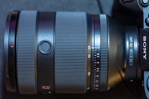 Sony 28-70 f2 G-Master lens