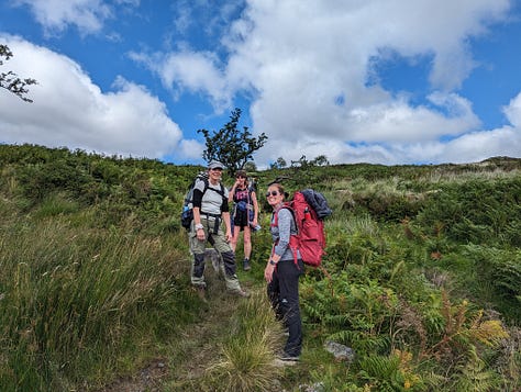 guided hike in the carneddau in snowdonia national park