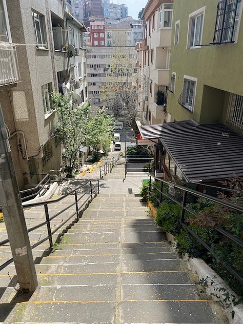 Staircases in Istanbul