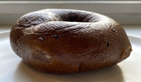 Westman's pumpernickel bagel