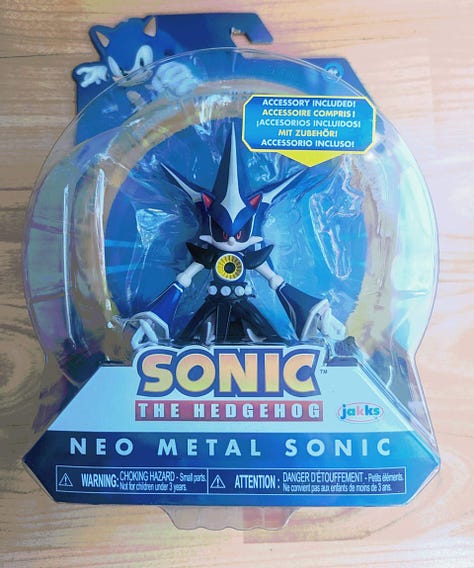 Black Rose, Batten Rouge and Neo Metal Sonic figures