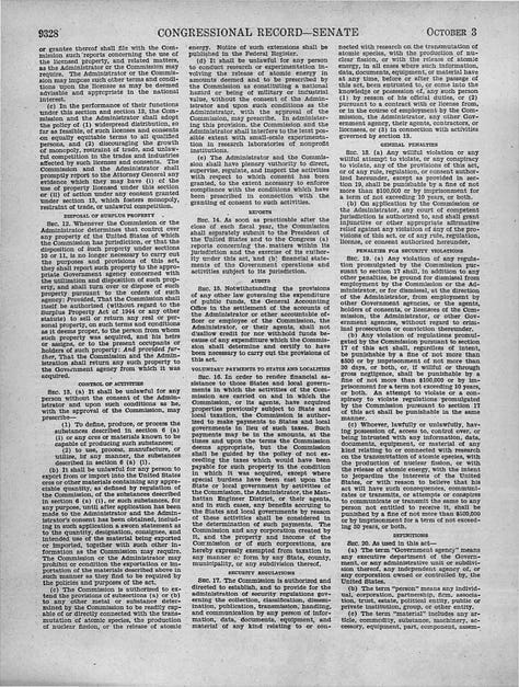 May-Johnson #1 from Congressional Record - Senate of October 3rd, 1945 