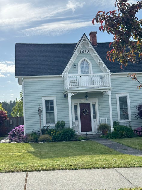 Photographs of houses with porches