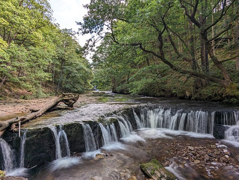 guided walk waterfalls area of the brecon beacons national park