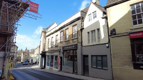 11, 10 and 9 Silver Street, Bradford on Avon, Wiltshire. 