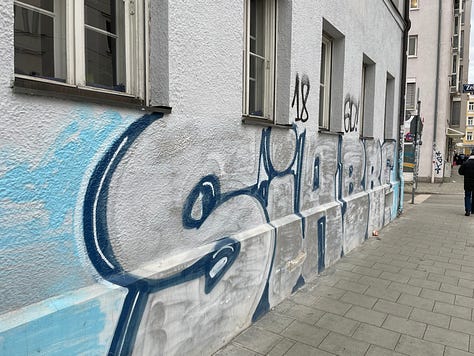 Images of 1860 Munich still dominate the scene in Giesing