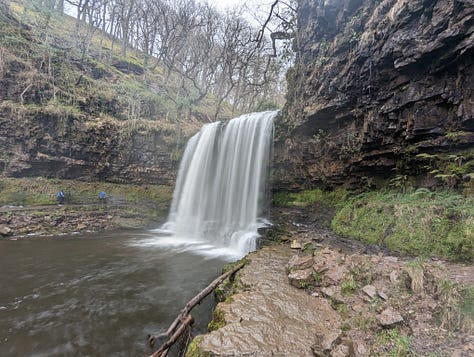 The six waterfalls of the Brecon Beacons National Park