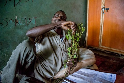 The khat market in Aweday