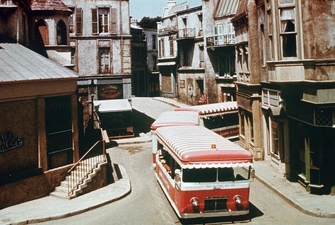 Universal Studios Hollywood Studio Tour from the 1960s