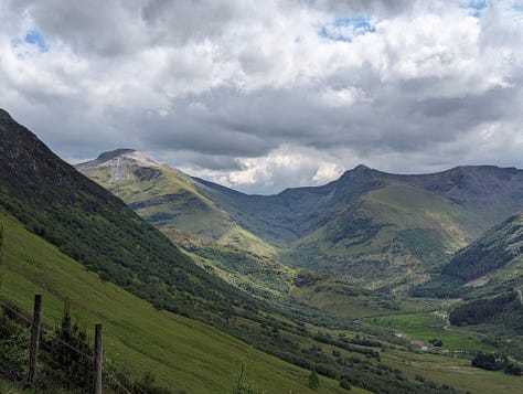 hikers on ben nevis