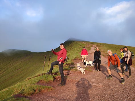 guided walks in wales