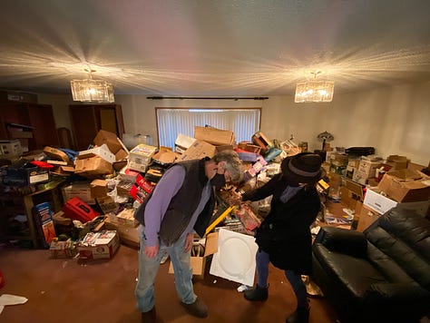 before, during and after hoarder house renovations