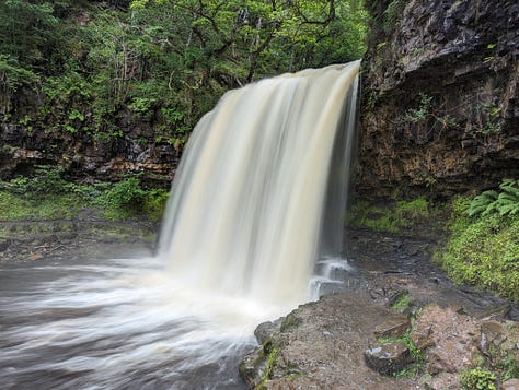 guided walk brecon beacons waterfalls