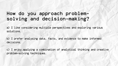 The following checklist of each trait, presented in a quiz format.