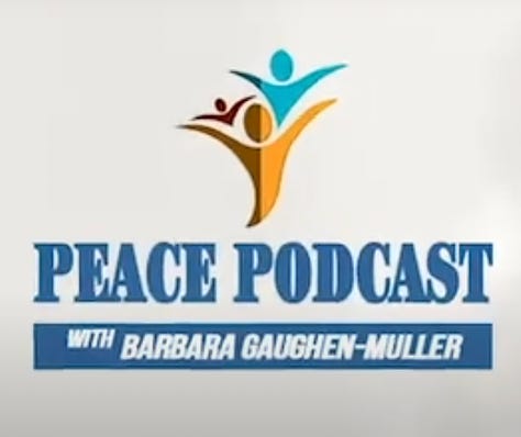 Janet Benner author of Olders' Voices joins Barbara Gaughen Muller on PeacePodcast.org.