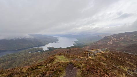 Morning on the summit of Ben A'an!