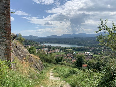 The ruins of the castle of Avigliana